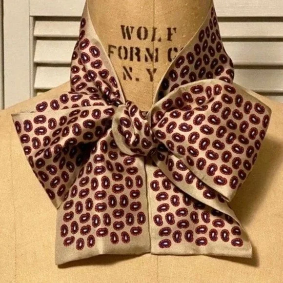 Vintage‎ Liz Claiborne silk paisley tie scarf - Picture 4 of 11